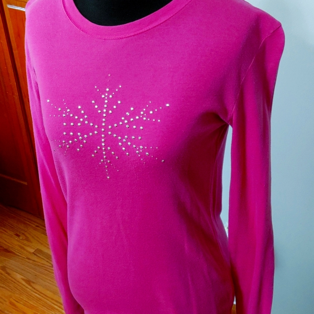 Gap pink long sleeve t-shirt